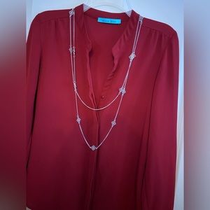 NWOT AliceBlue Sz-S Lovely Dark Fuchsia Pink/Red Long or Sleeves, Very Light